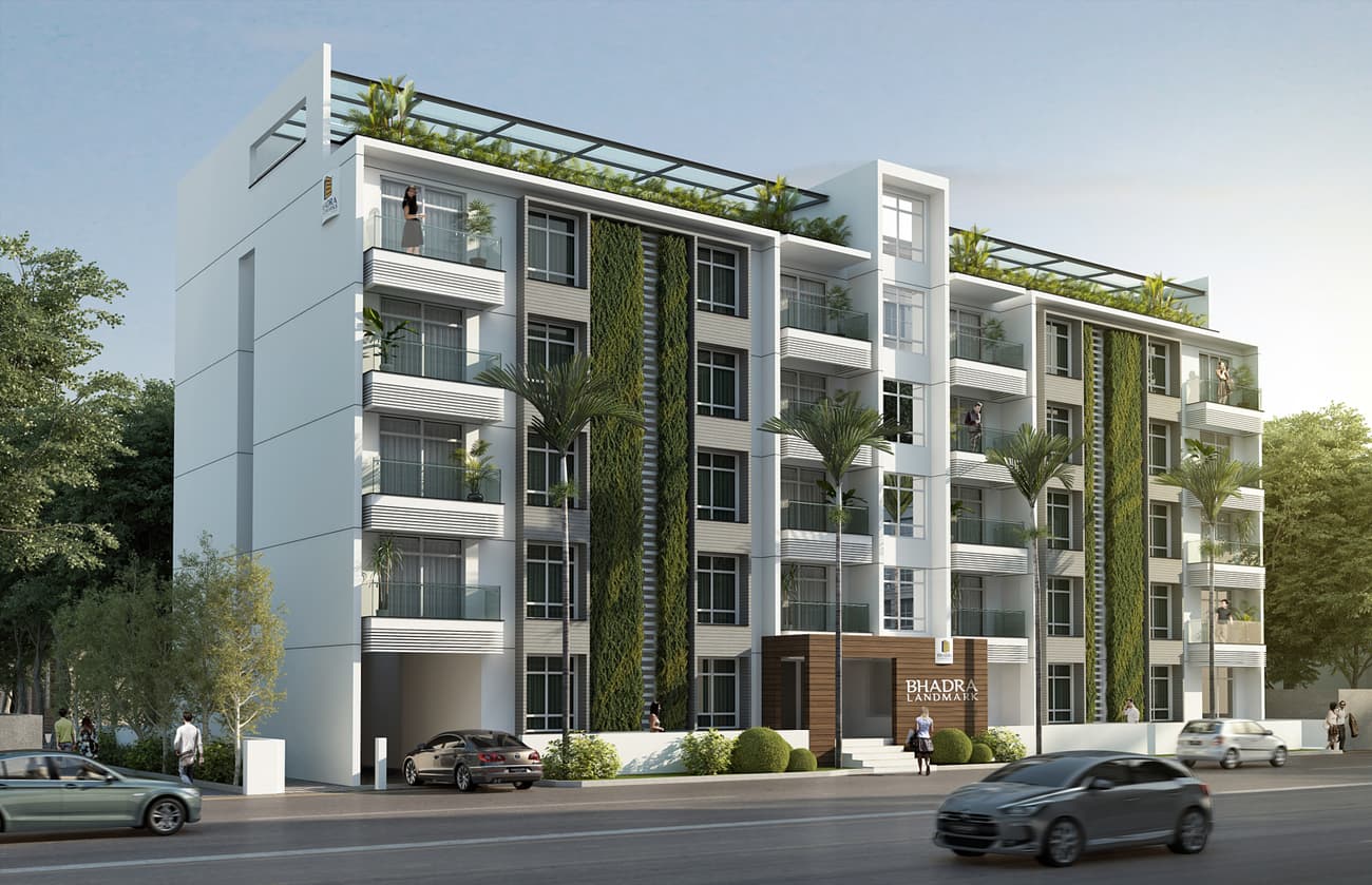 Luxury residential building at MG Road - BHADRA LANDMARK Bengaluru