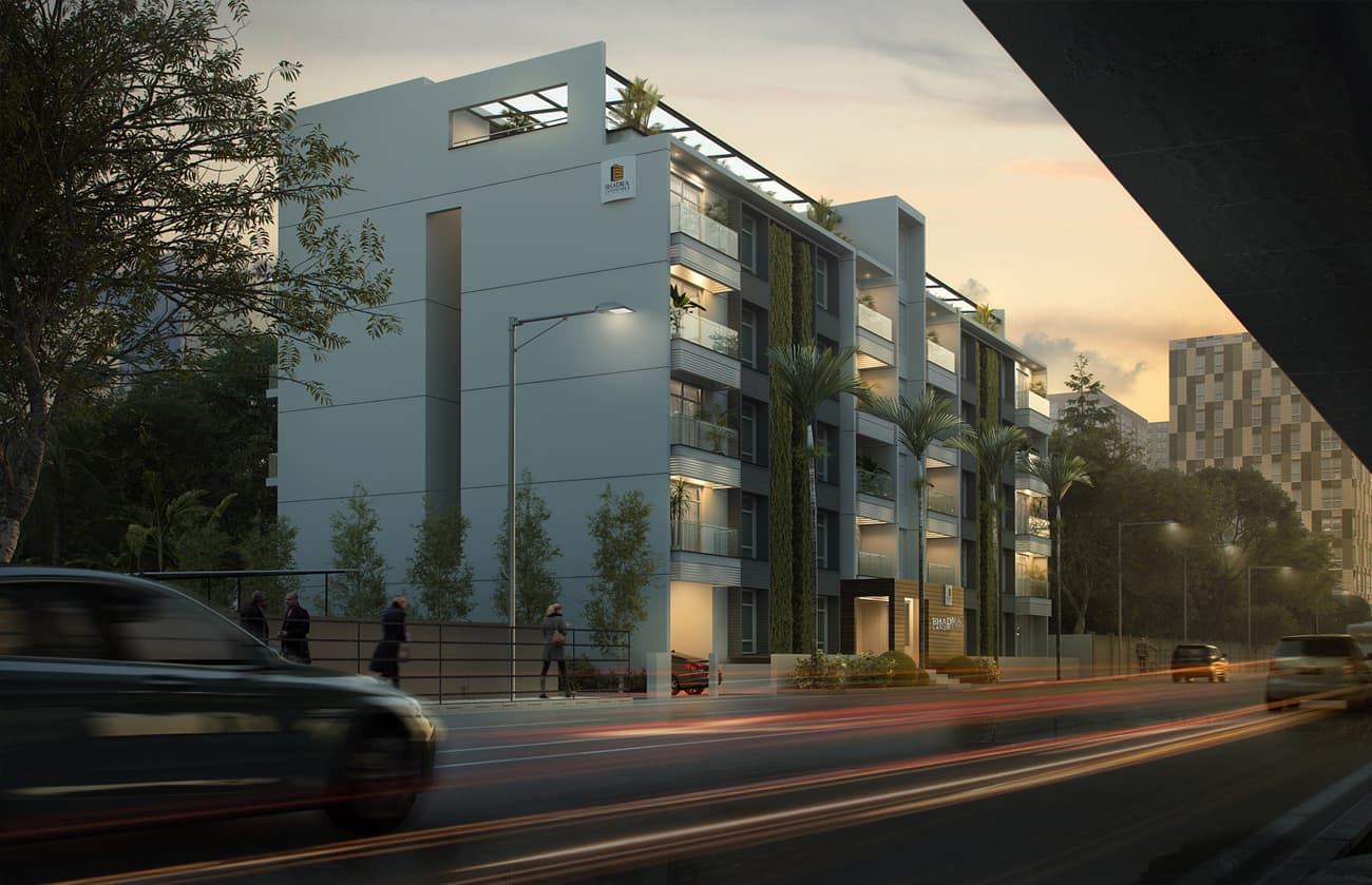 Premium residential building at BHADRA Landmark off MG Road