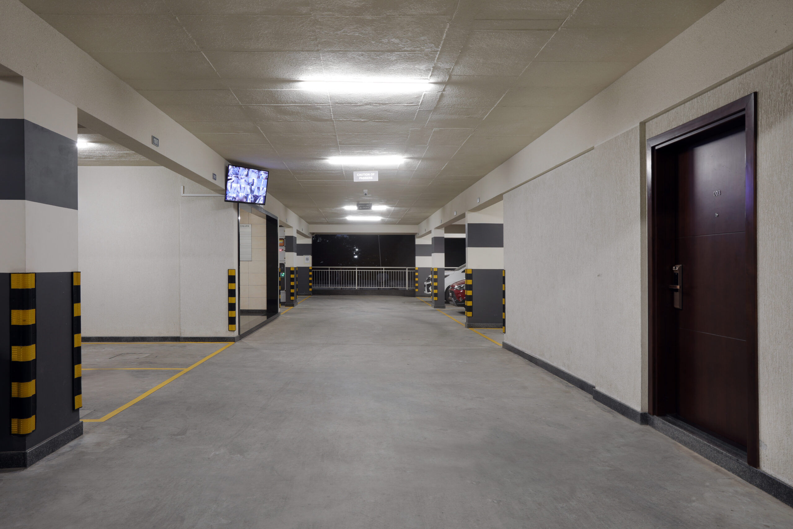 Spacious and secure parking area - BHADRA LANDMARK Mahalakshmi Layout Bengaluru