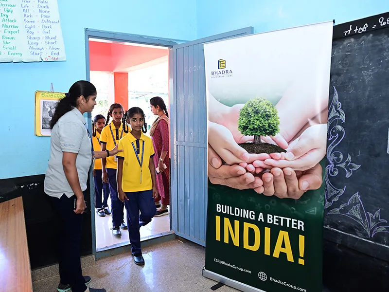 esidents participating in a BHADRA Group event