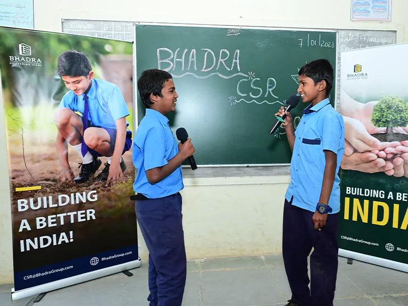 Guest interaction during BHADRA Group event